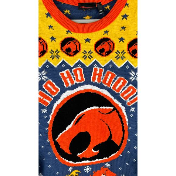 ThunderCats Ugly Christmas Sweater Unisex Size 4XL Knit Jumper New Cartoon TV - Picture 4 of 9